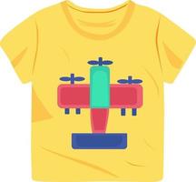 Little tshirt ,illustration, vector on white background.