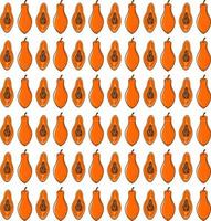 Papaya wallpaper, illustration, vector on white background