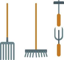 Farming objects ,illustration, vector on white background.