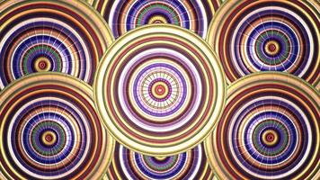 Abstract multicolored textured background of circles video