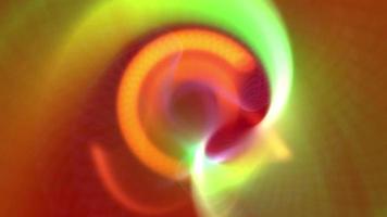 Abstract background with glowing multicolored neon pattern video