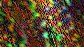 Abstract rainbow neon background with bokeh video