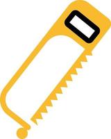 Construction pipe wrench, illustration, vector on a white background.