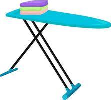 Ironing board, illustration, vector on white background