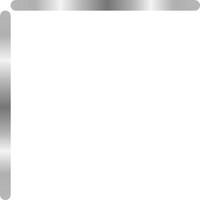 Silver Corner Border Vector Illustration