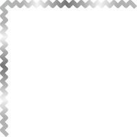 Silver Corner Border Vector Illustration