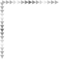 Silver Corner Border Vector Illustration