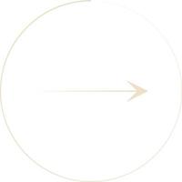 Minimal Thin Arrow Vector Illustration