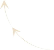 Minimal Thin Arrow Vector Illustration