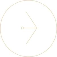 Minimal Thin Arrow Vector Illustration