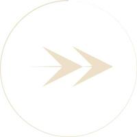 Minimal Thin Arrow Vector Illustration