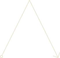 Minimal Thin Arrow Vector Illustration