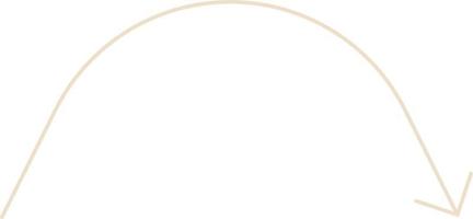 Minimal Thin Arrow Vector Illustration