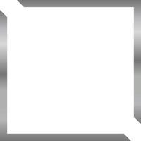 Silver Rectangle Border Frame Vector Illustration