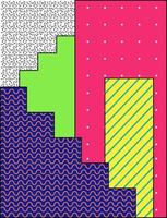 Vector background for your project, animation, advertising, banner, flyer, simple plaka in neo memphis mix, pop art style