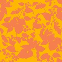 Decorative seamless pattern with branches and raspberries. Ideal for fabric, wallpaper, wrapping paper, filling drawings, textiles, web page textures vector