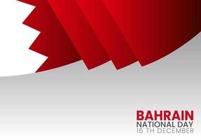 Bahrain flag vector illustration for background