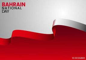 Happy bahrain independence day background vector