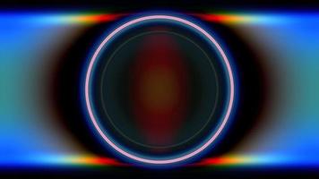 Abstract glowing fantasy background with circle video