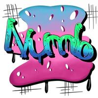The Numb graffiti vector