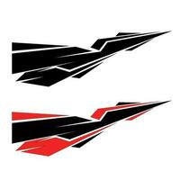 racing car sticker design vector. sports car stickers vector