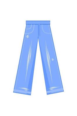 Flared Sweatpants Vector