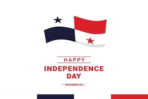 Panama Independence Day vector