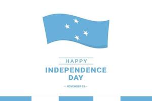 Micronesia Independence Day vector