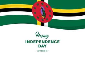 Dominica Independence Day vector