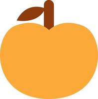 Thanksgiving apple, illustration, vector on a white background.