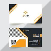 diseño de tarjetas de visita modernas y profesionales, diseño de tarjetas de visita corporativas y creativas, tarjetas de visita simples y abstractas, plantilla de diseño de tarjetas de visita vector