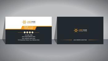 Modern And Professional Business Card Design, Corporate And Creative Business Card Design, Simple And Abstract Business Card, Business Card Design Template vector