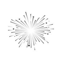 Firework vector icon illustration