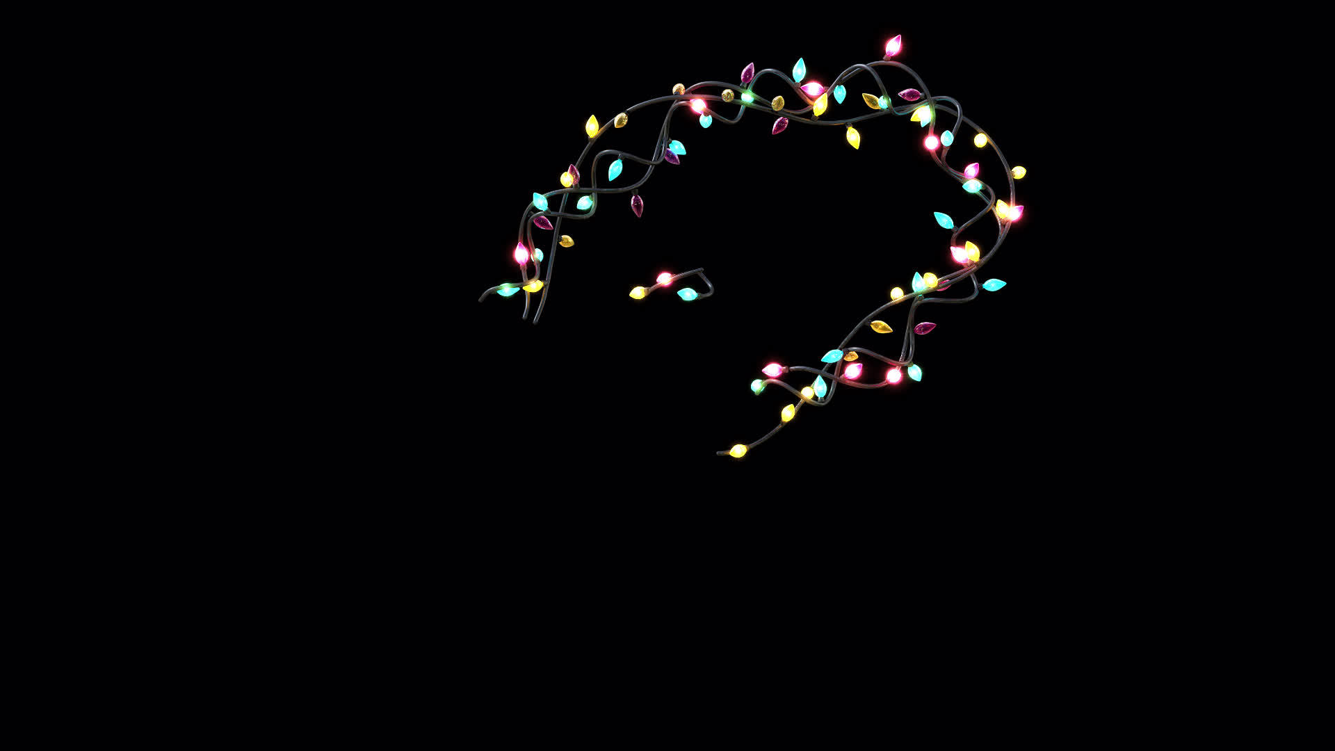 Animated Blinking Christmas Lights