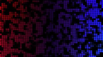 rosso e blu futuristico esagono tecnologia moderno cellula animazione Favo forma modello sfondo sfondo arte effetto video