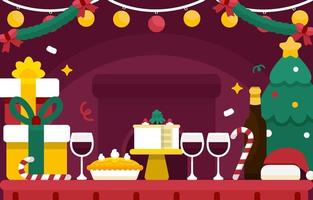 Christmas Party Background vector