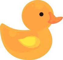 Yellow duck ,illustration,vector on white background vector