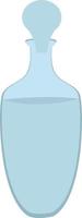 Vodka in bottle, illustration, vector on white background.