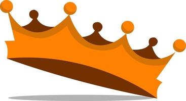 corona de reyes, ilustración, vector sobre fondo blanco.