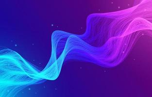 Line and Waves Background vector