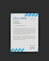 Corporate business letterhead template design vector