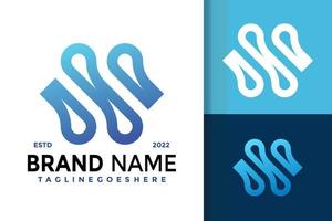 Letter N Wave Drop Logo Design, brand identity logos vector, modern logo, Logo Designs Vector Illustration Template