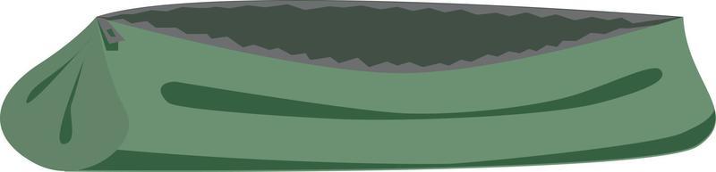 Pen pouch, illustration, vector on white background.