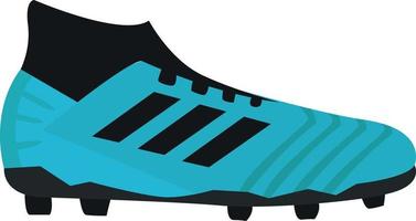 Soccer shoes, illustration, vector on white background