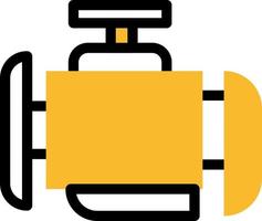 Car transmission system, illustration, vector on a white background.