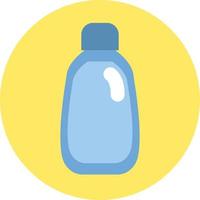 botella de agua, ilustración, vector sobre fondo blanco.