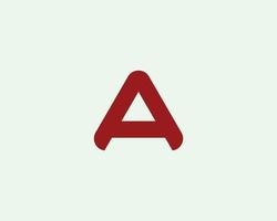 una plantilla de vector de diseño de logotipo de letra aa