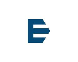 E logo design vector template