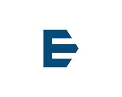 E logo design vector template