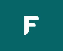 plantilla de vector de diseño de logotipo f